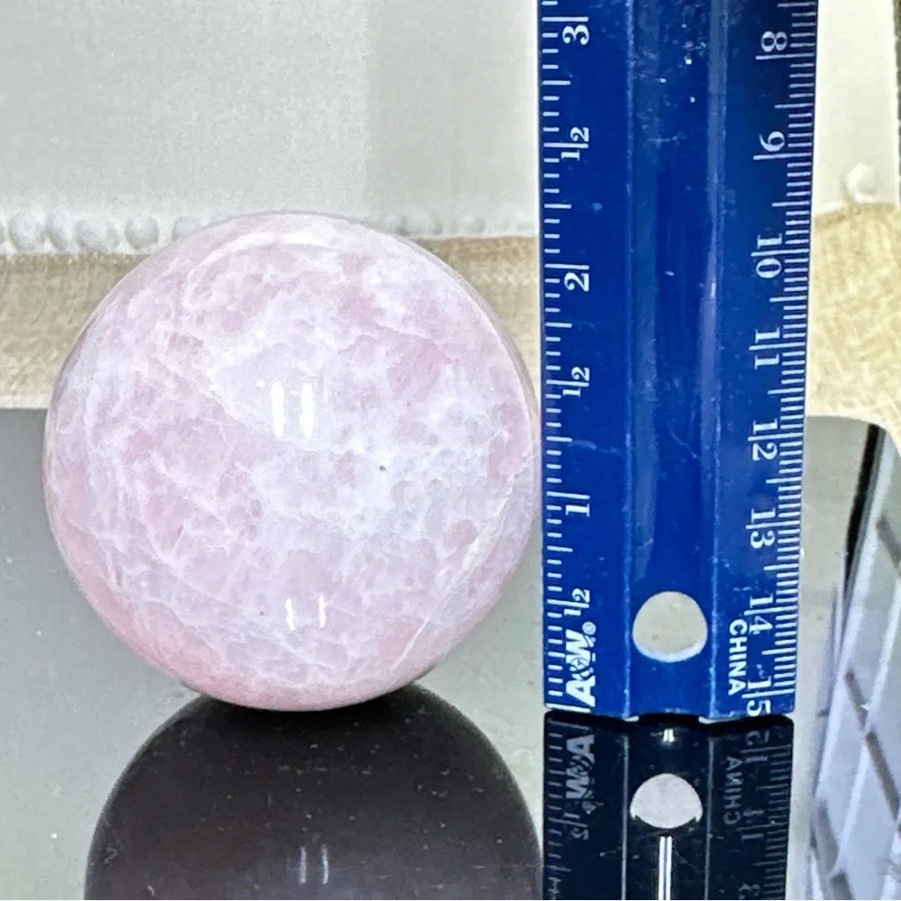 Genuine 1222.00 Cts Rose Quartz Healing Ball: 53 mm SPHERE stone rock